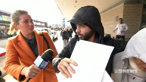 Duglus Aljamany, 25, has strenuously denied the allegations. Picture: 9NEWS