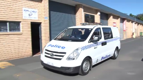 A second man was arrested at an industrial complex in manly Vale just after 2pm today.