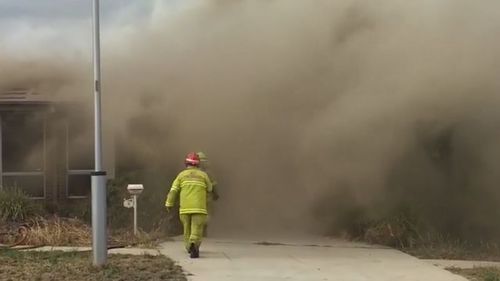 Fire crews were called to the scene last week to find the home fully engulfed in flames and smoke (9NEWS)