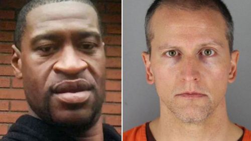 The case of former police officer Derek Chauvin, who was charged over the death of George Floyd (left), could hinge on the result of the appeal application.