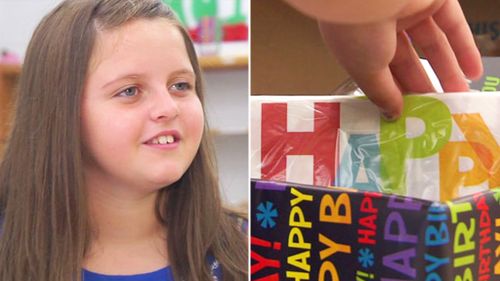 Nine-year-old invents clever scheme to make sure no kid goes without on their birthday