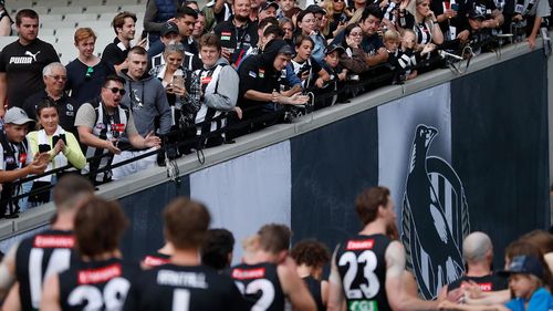 Collingwood Magpies fans