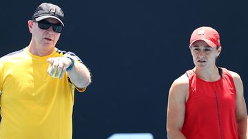 Barty's coach takes swipe at top seed's rivals