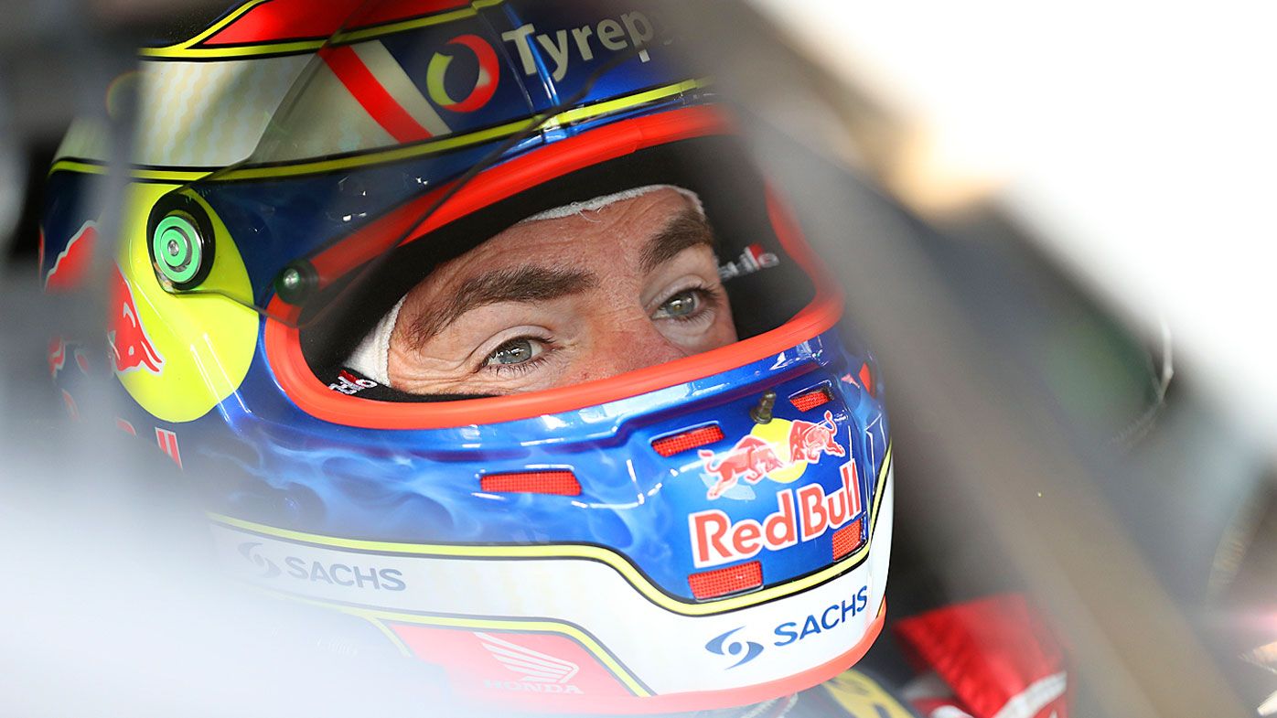 Craig Lowndes driver of the #888 Red Bull Holden Racing Team Holden 