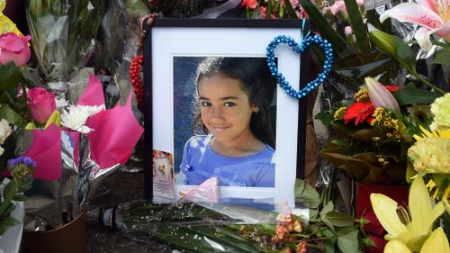 Tributes outside Marsden State High School. (AAP)