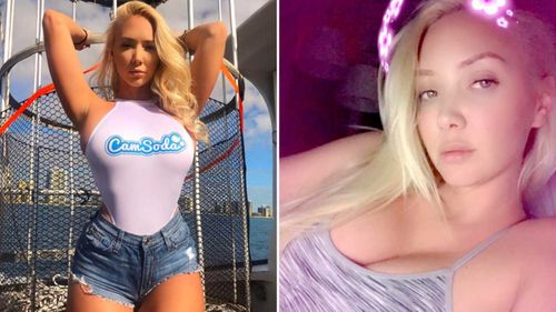 Molly Cavalli in Instagram photos posted just before the shark attack, and a few days ago.