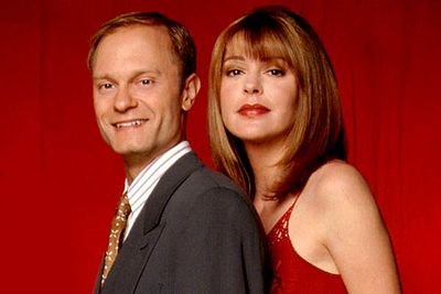 <B>The URST:</B> The sexual tension between Niles (David Hyde Pierce) and Daphne (Jane Leeves) ran for an entire decade. Though the two both pursued relationships with other people during the first six seasons, Niles' love for Daphne was clear, though mostly unrequited. Niles finally admitted his feelings, and the two got hitched towards the end of the series.