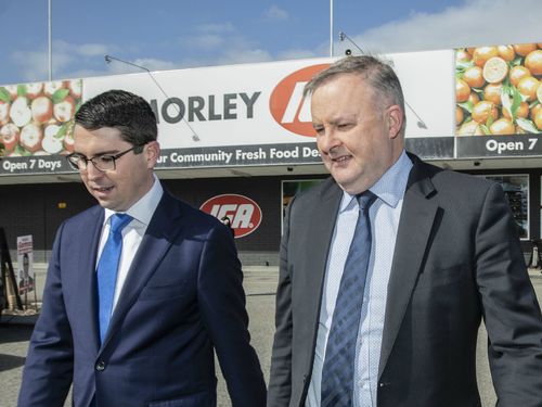 In the only seat not contested due to dual citizenship concerns, Labor's Patrick Gorman could seal the electorate win after colleague Tim Hammon resigned from Parliament. Picture: AAP.