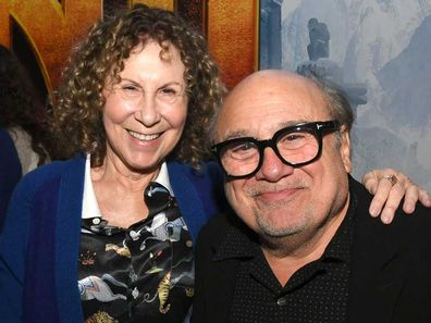 Rhea Perlman and Danny DeVito at the after party for the premiere of Jumanji: The Next Level on December 09, 2019.
