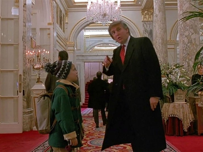 Donald Trump had a brief cameo in Home Alone 2.