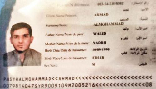 Photo emerges of passport allegedly belonging to Paris attacker 