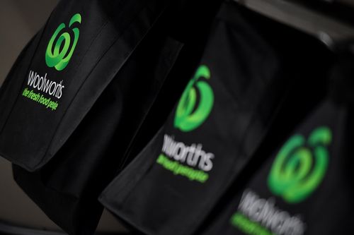 A statement from the company said the decision is designed to ease the transition for customers away from single-use plastic bags. Picture: AAP.