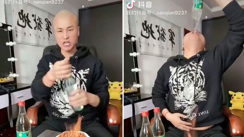 An influencer known as "Sanqiange" has died after drinking four bottles of Chinese vodka during a live stream.