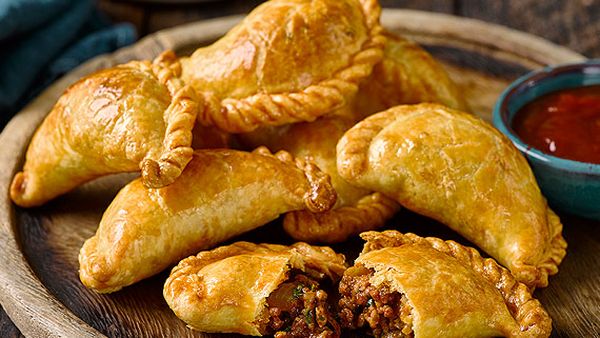 Spiced beef and olive empanadas