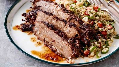 <a href="http://kitchen.nine.com.au/2017/03/13/16/49/butterflied-lamb-leg-with-quinoa-tabouli" target="_top">Butterflied lamb leg with quinoa tabouli</a><br />
<br />
<a href="http://kitchen.nine.com.au/2016/06/06/20/54/easy-does-it-with-slowcooked-meals" target="_top">More slow and simple dinners</a>