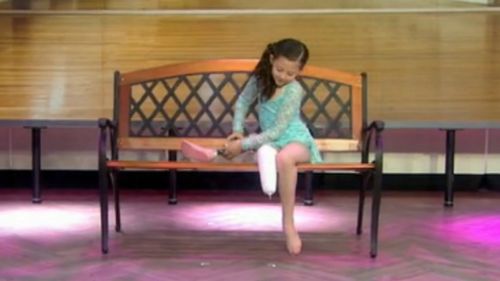 Nine-year-old Alissa Sizemore performed live on television.