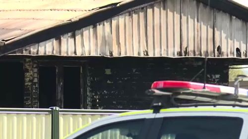 The home appears to have been severely damaged. (Image: 9NEWS)