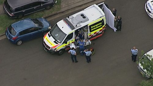 Paramedics at the scene. (9NEWS)