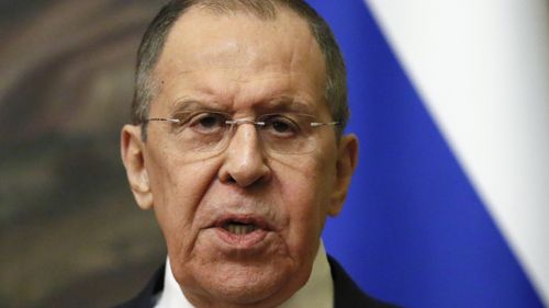 Russian Foreign Minister Sergey Lavrov.