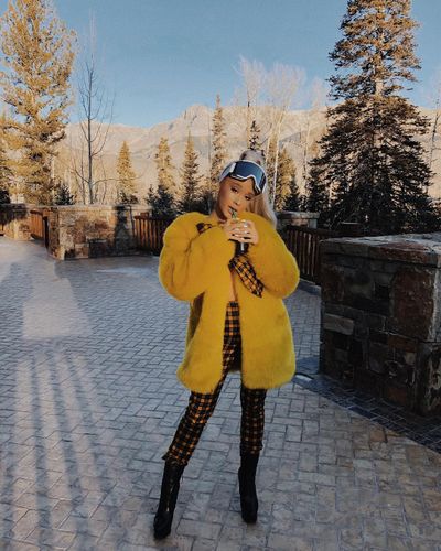 ariana grande inspired winter outfits