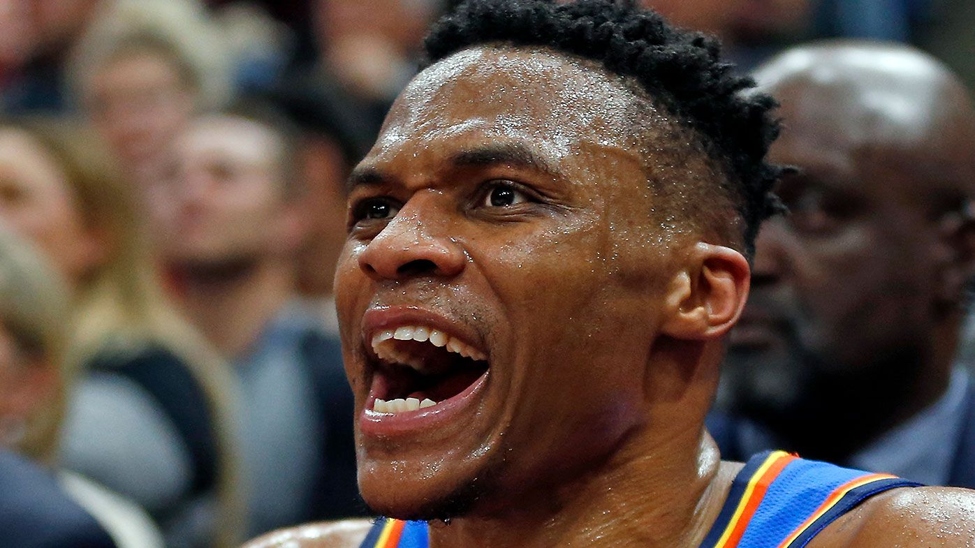'I'll f--k you up': NBA star Russell Westbrook involved in exchange with fan after alleged racial taunts