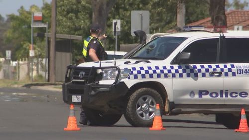 Police said the 36-year-old man died in hospital after being hit by a stolen car in Maffra on Saturday morning.