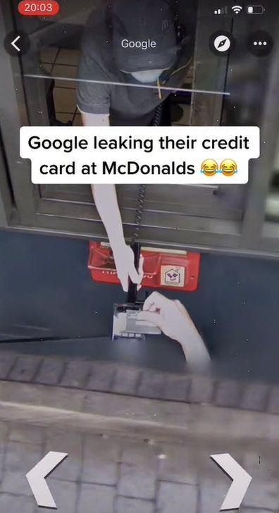 McDonalds drive through Google Maps