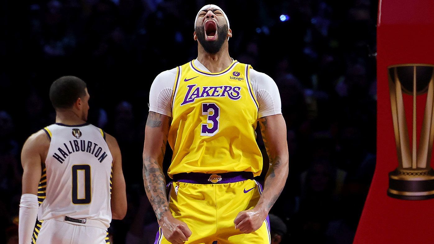 Anthony Davis was at his dominant best as the Lakers won the inaugural NBA In-Season Tournament