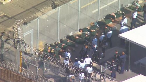 A fight broke out at Long Bay Jail hospital today.