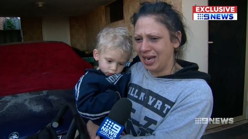 The boy's relieved mother told 9NEWS it felt like her "heart was taken out of her chest" while her son was missing. Picture: 