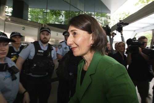 Former NSW Premier Gladys Berejikilian arrives at ICAC.  29/10/21 Photo by Renee Nowytarger /  SMH