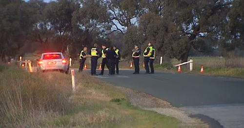 The male driver and two male passengers died at the scene. (9NEWS)