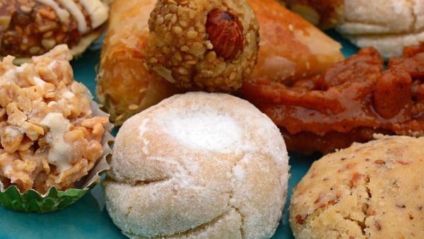 Moroccan street eats pastries