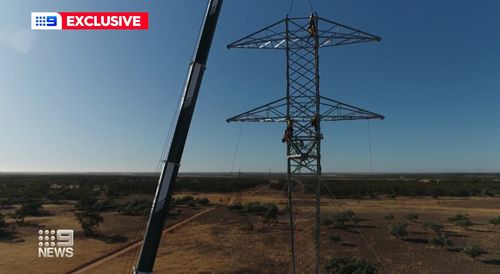 A massive project is underway to construct an 'energy superhighway' connecting three states.Transmission lines will be created promising to build up a more reliable grid, bring down power bills and secure Australia's clean energy future.