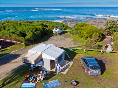 Marengo Holiday Park tent accommodation