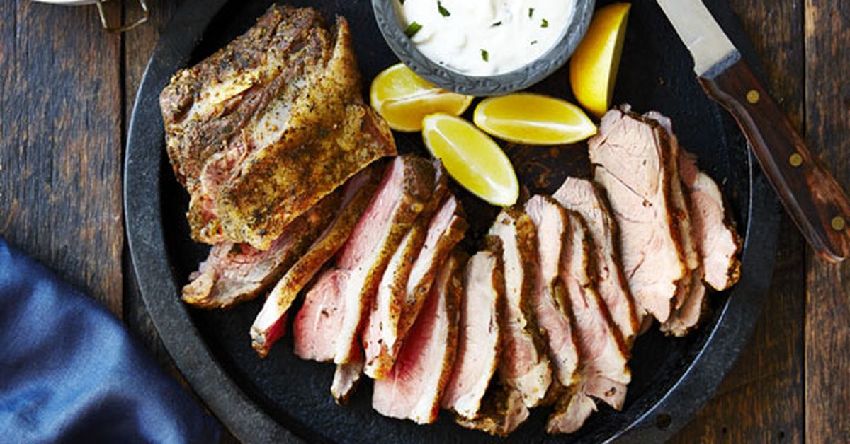 Greek lamb shoulder with cous cous and tzatziki - 9Kitchen