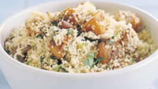 Spicy roasted pumpkin couscous