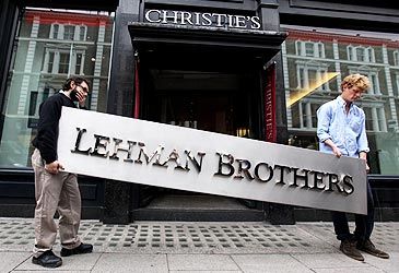When did Lehman Brothers file for Chapter 11 bankruptcy protection in the US?
