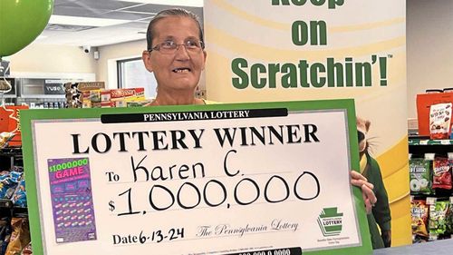Karen Coffman won the lottery two weeks before her husband died.