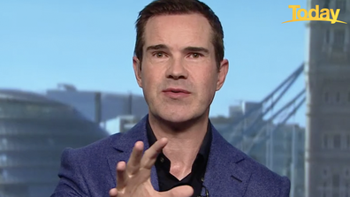 Jimmy Carr was animated as he explained why a hyena was his spirit animal.