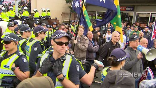 More anti-Islam protests are planned for July. (9NEWS)