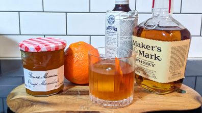 Jimmy Brings marmalade old fashioned