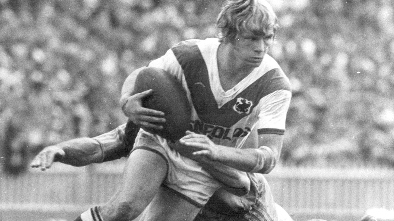 Rod McGregor in action during the 1977 grand final replay against Parramatta.