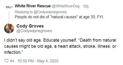 Singer, Cady Groves, brother, Cody Groves, comment, cause of death