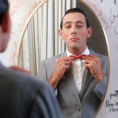 LOS ANGELES - MAY 1980: Actor Paul Reubens poses for a portrait dressed as his character Pee-wee Herman in May 1980 in Los Angeles, California. (Photo by Michael Ochs Archives/Getty Images)