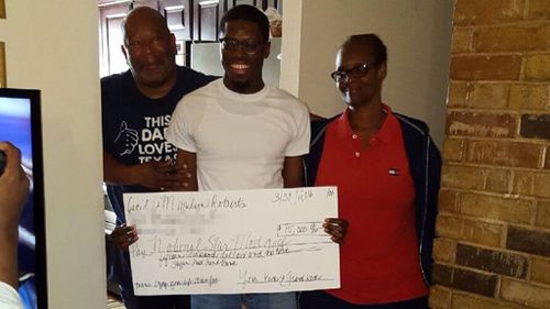 Student in the US saves all his money to pay off his grandparents mortgage