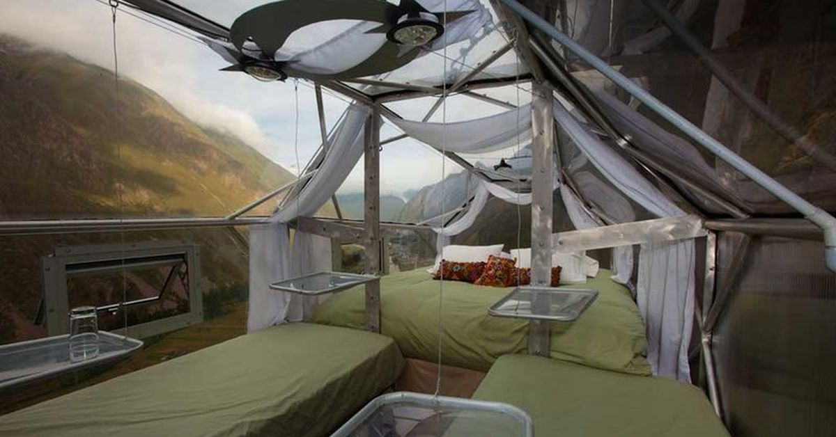 At Peru's sky-high hotel, thrill-seekers can stay in a glass pod on the ...