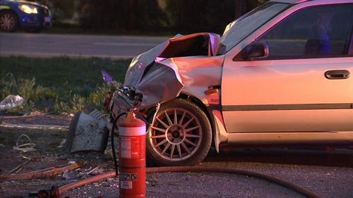 An 18-year-old has died and his 16-year-old passenger is fighting for life after a crash in Adelaide. (9NEWS)