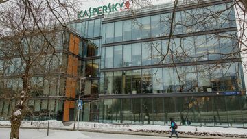 Kaspersky headquarters in Moscow. (AAP)