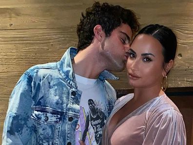 Demi Lovato, fiancé Max Ehrich, Instagram, dinner, Nobu, Malibu